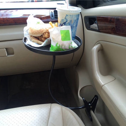 YP-106 Convenient Car PC Tray Car Lazy People Beverage Table(White) - In Car by buy2fix | Online Shopping UK | buy2fix