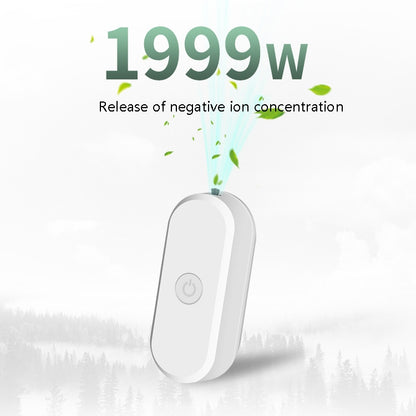 EP206 Hanging Neck Negative Ion Necklace Air Purifier(White) - Home & Garden by buy2fix | Online Shopping UK | buy2fix