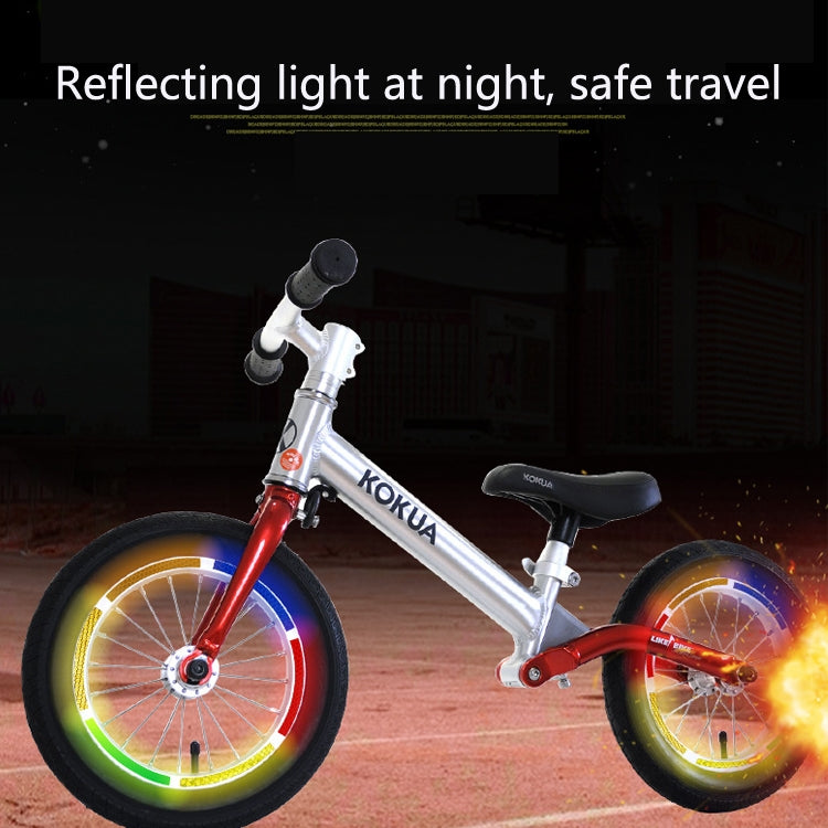10 PCS Jg-Phc-12 Children Bicycle Scooter Reflective Sticker Night Warning Riding Contour Sticker(Green) - Decorative Accessories by buy2fix | Online Shopping UK | buy2fix