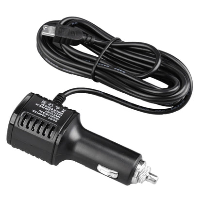 H519 Car Charger Driving Recorder Power Cord Dual USB With Display Charging Line, Specification: Micro Left Elbow - In Car by buy2fix | Online Shopping UK | buy2fix