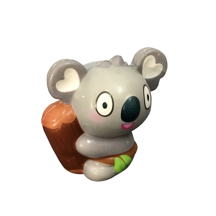 2 PCS TTPU1209 Color Printing Koala Slow Rebound Decompression Toy(Grey) - Squeeze Toys by buy2fix | Online Shopping UK | buy2fix