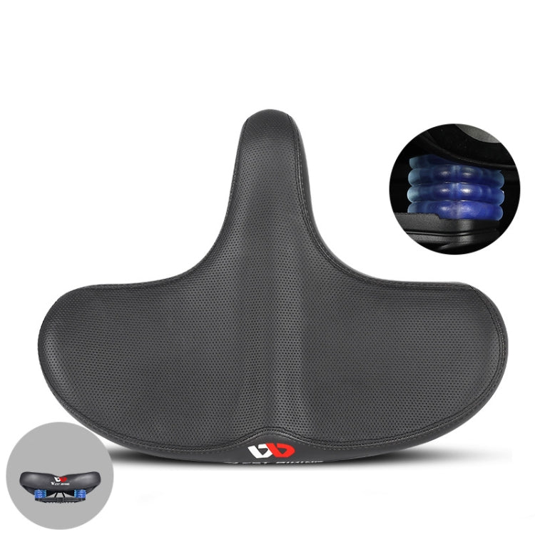 WEST BIKING Bicycle Big Butt Shock Absorption Soft Saddle(Groove Type) - Bicycle Saddle by WEST BIKING | Online Shopping UK | buy2fix