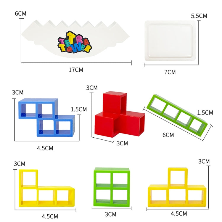 Balance Game Stacking Block Tabletop Interaction Toy - DIY Developmental Toys by buy2fix | Online Shopping UK | buy2fix