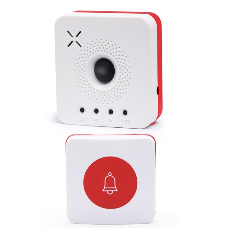 Wireless Human Body Sensing Doorbell Help Call Wireless Button - Security by buy2fix | Online Shopping UK | buy2fix