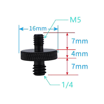 4 PCS Screw Adapter A25 1/4 Male to M5 Male Screw - Camera Accessories by buy2fix | Online Shopping UK | buy2fix
