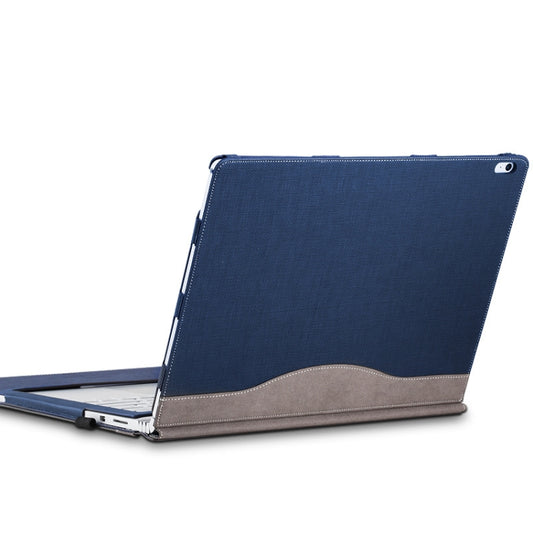 PU Leather Laptop Protective Sleeve For Microsoft Surface Book 2 13.5 inches(Deep Blue) - Other by buy2fix | Online Shopping UK | buy2fix