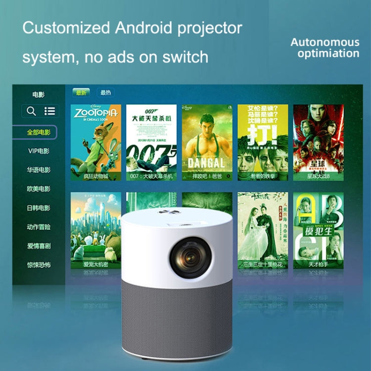 M1 Home Commercial LED Smart HD Projector, Specification: US Plug(Foundation Version) - Consumer Electronics by buy2fix | Online Shopping UK | buy2fix