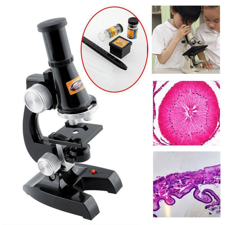 C2119 Children Early Education HD 450X Microscope Toy(Black) - Consumer Electronics by buy2fix | Online Shopping UK | buy2fix