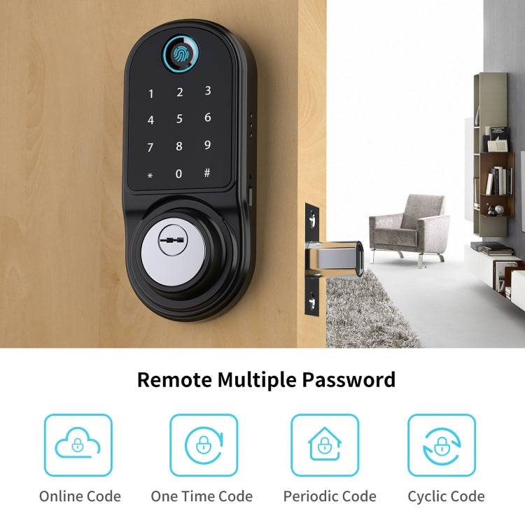 F31 App Graffiti Password Fingerprint Smart Lock - Security by buy2fix | Online Shopping UK | buy2fix