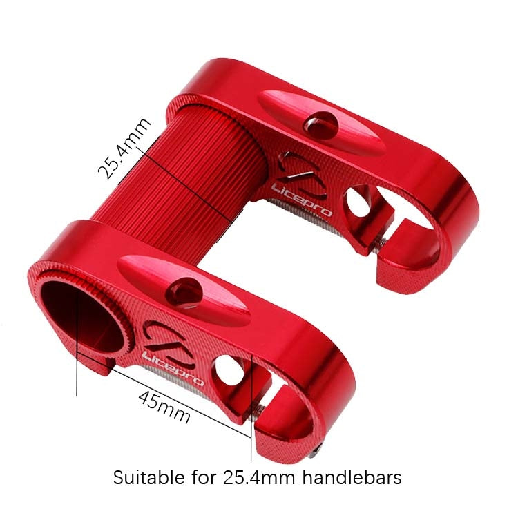 LitePro S95 Folding Bike Hollow Double Stem(Red) - Bicycle Grips by Litepro | Online Shopping UK | buy2fix