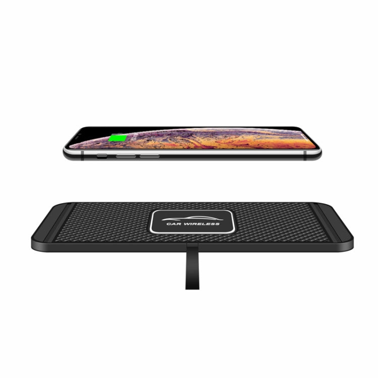 C1 30cm Short Cable 15W QI Car Wireless Charging Anti-Skid Pad - In Car by buy2fix | Online Shopping UK | buy2fix