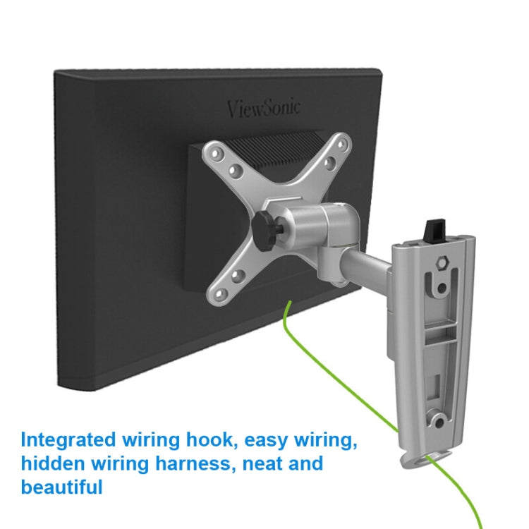 Gibbon Mounts L03  Aluminum Alloy Quick Release Computer Monitor Wall Mount Bracket (Silver Gray) - Computer & Networking by buy2fix | Online Shopping UK | buy2fix