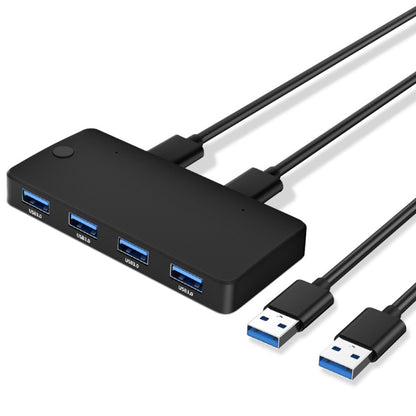 USB3.0 4 In 1 Computer Printer Sharer(4-ports) - USB 3.0 HUB by buy2fix | Online Shopping UK | buy2fix
