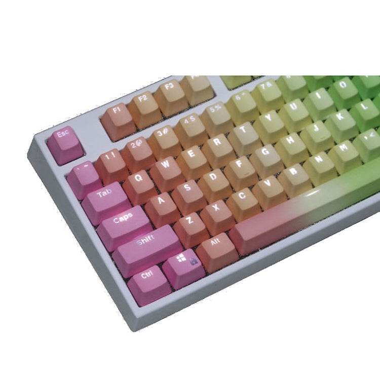 104 Keys Light-transmitting Dip-dyed Keycaps(Rainbow Dip) - Other by buy2fix | Online Shopping UK | buy2fix