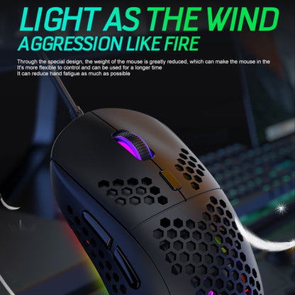 FREEDOM-WOLF T60 62 Keys RGB Gaming Mechanical Keyboard Mouse Set, Cable Length:1.6m( Blue Green Shaft) - Wired Keyboard by FREEDOM-WOLF | Online Shopping UK | buy2fix