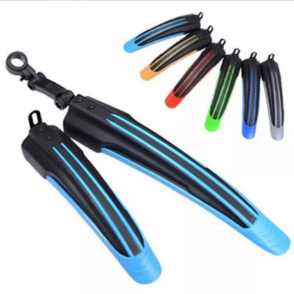 5 Sets  Dual Color Bicycle Mudguard Mountain Bike Fenders Set(Dark Blue) - Outdoor & Sports by buy2fix | Online Shopping UK | buy2fix