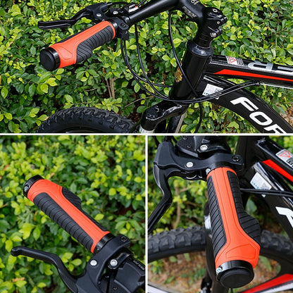 1 Pair Bicycle MTB Bike Handlebar Grips Rubber Anti-Slip Racing Bike Grip(Green) - Outdoor & Sports by buy2fix | Online Shopping UK | buy2fix