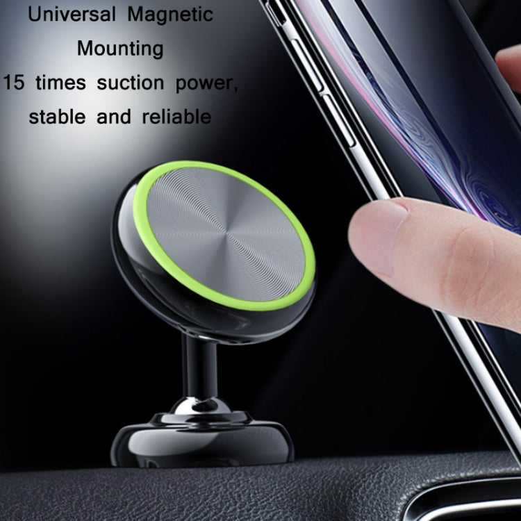 Car Aluminum Alloy Magnetic Mobile Phone Holder, Colour: Red (Luminous) - In Car by buy2fix | Online Shopping UK | buy2fix