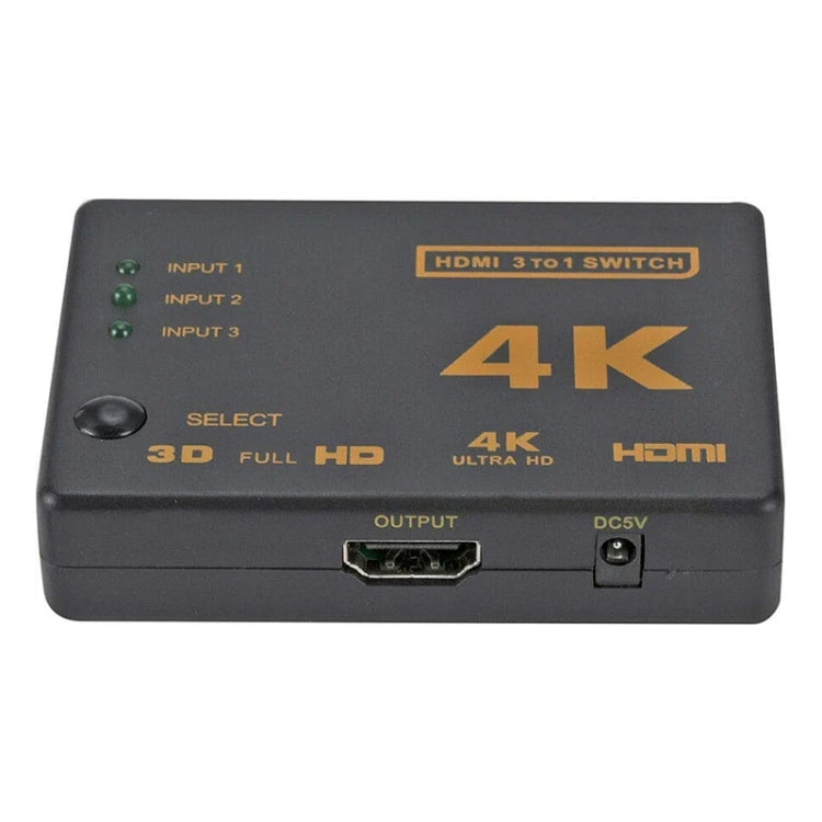 5 PCS/Set 4K 3 into 1 out HDMI Switcher With Remote Control - Switch by buy2fix | Online Shopping UK | buy2fix