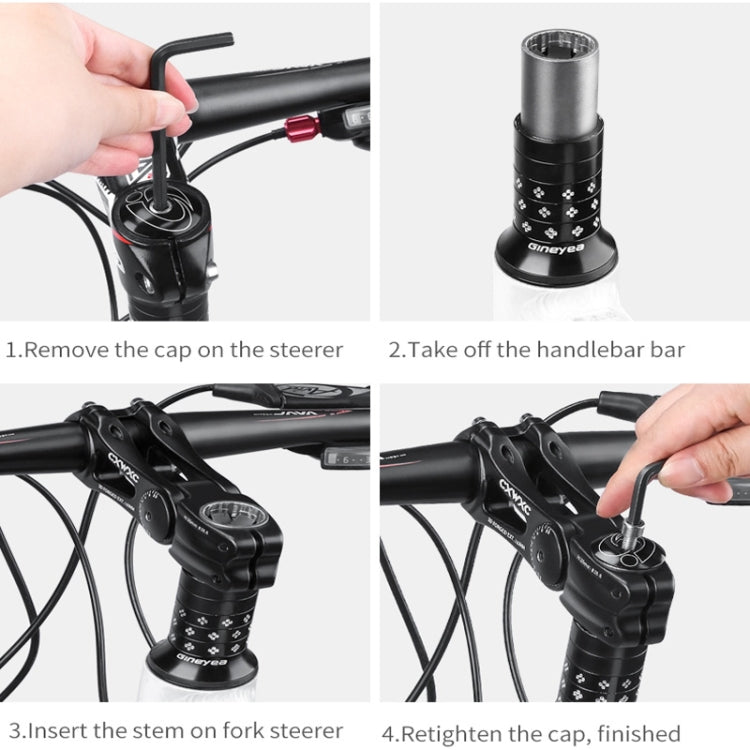 CXWXC MTB Road Bike Adjustable Stem Ultralight Aluminum Alloy Bike Stem( 110mm) - Outdoor & Sports by buy2fix | Online Shopping UK | buy2fix