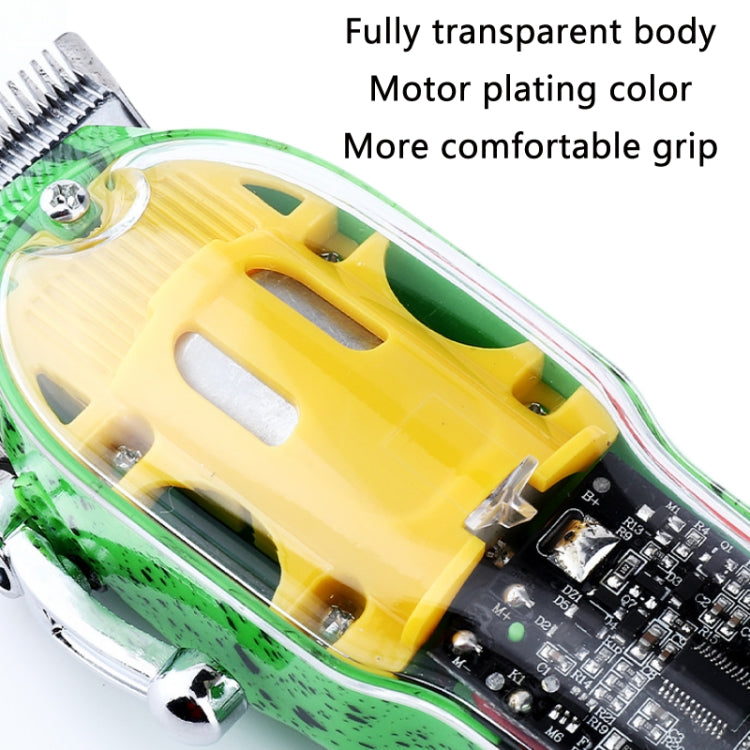 LCD Digital Display Rechargeable Transparent Electric Clipper(Black) - Hair Trimmer by buy2fix | Online Shopping UK | buy2fix