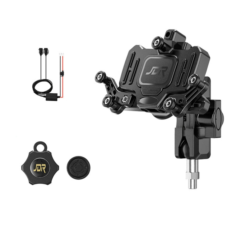 Motorcycle Bracket Crab Navigation Phone Bracket,Style： M10+QC3.0 Dual USB Charge - In Car by buy2fix | Online Shopping UK | buy2fix