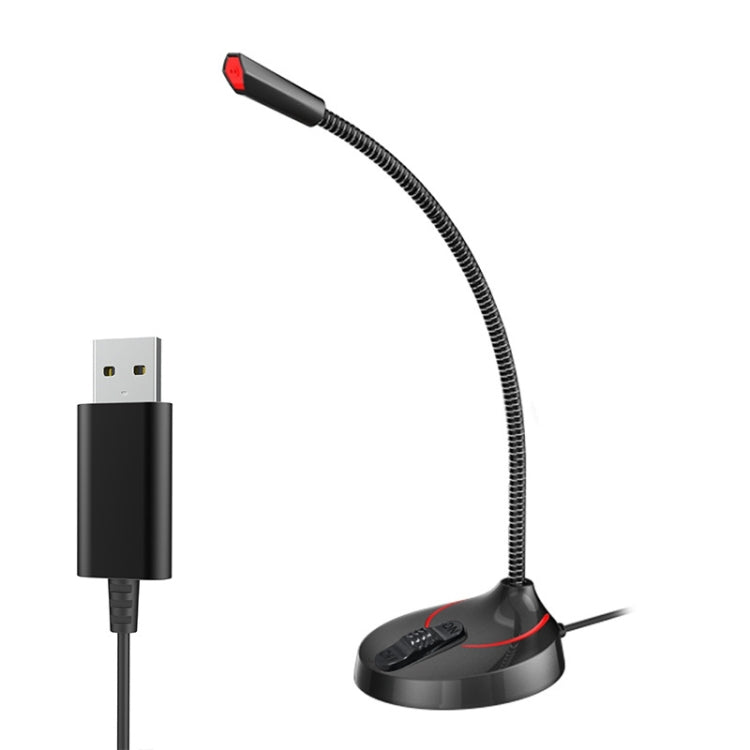 F12 Metal Hose Meeting Desktop Microphone, Spec: USB Version (Black) - Consumer Electronics by buy2fix | Online Shopping UK | buy2fix