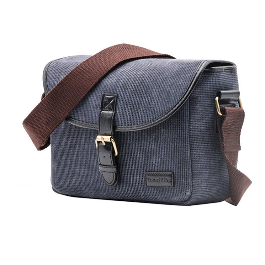 Casual SLR Camera Canvas Crossbody Bag(Blue) - Camera Accessories by buy2fix | Online Shopping UK | buy2fix