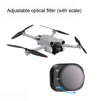 RCSTQ Aluminum Alloy Adjustable Filter Accessories for DJI Mini 3 Pro,Style: ND8 - Other by RCSTQ | Online Shopping UK | buy2fix