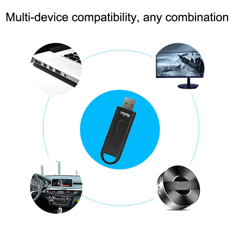 Netac U309 High Speed USB3.0 Push-Pull Encrypted USB Flash Drive, Capacity: 128GB - USB Flash Drives by Netac | Online Shopping UK | buy2fix