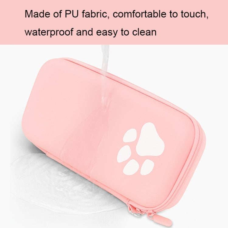 Baona BN-F005 Cat Paw Pattern Cconsole Storage Bag For Switch (Pink) - Bags by Baona | Online Shopping UK | buy2fix