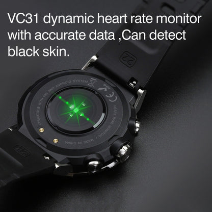 K28H 1.32 Inch Heart Rate/Blood Pressure/Blood Oxygen Monitoring Watch, Color: Silver Steel - Smart Wear by buy2fix | Online Shopping UK | buy2fix