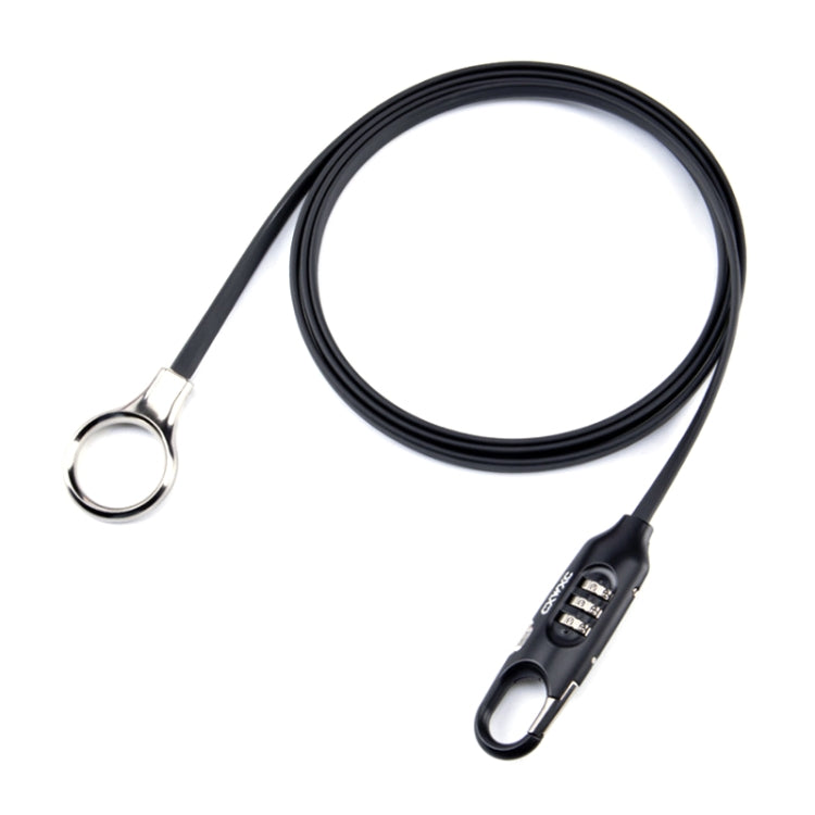 PL3001 Bicycle Mountain Bike Portable Anti-theft Password Cable Lock(Black) - Bicycle Locks & Bicycle Pumps by buy2fix | Online Shopping UK | buy2fix