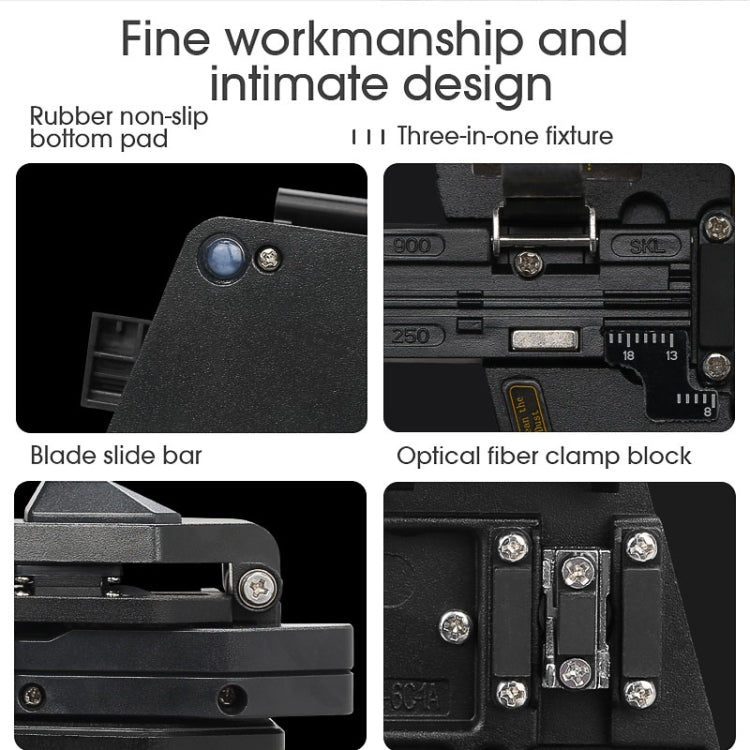 COMPTYCO AUA-6C High-Precision Cold Splicing Hot Melt Universal Fiber Optic Cable Cutter - Lan Cable and Tools by COMPTYCO | Online Shopping UK | buy2fix