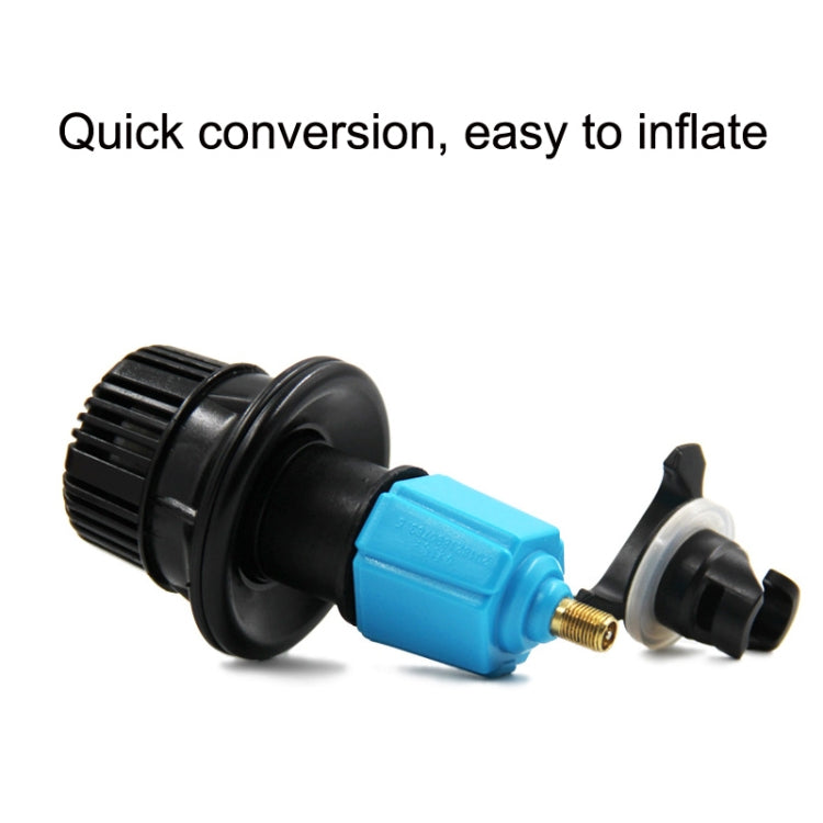 SUP Paddle Kayak Surfboard Valve Adapter Car Pump Conversion Head(Blue) - In Car by buy2fix | Online Shopping UK | buy2fix