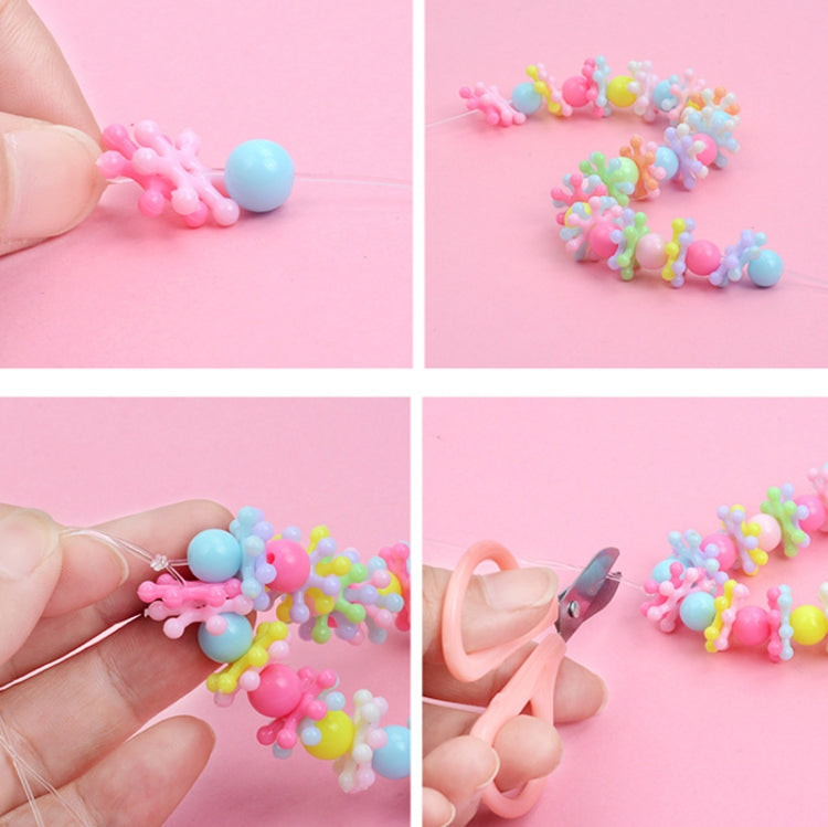 24 Grid Acrylic Beaded Kids DIY Necklace Bracelet Toys(Bead In Bead) - DIY Developmental Toys by buy2fix | Online Shopping UK | buy2fix