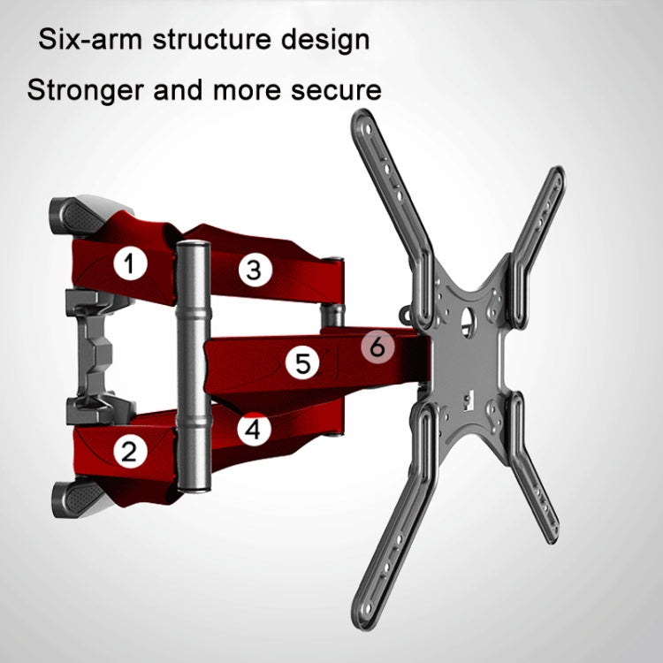 NORTH BAYOU Telescopic Swivel TV Monitor Wall Mount Bracket For 32-60 inch - Consumer Electronics by NORTH BAYOU | Online Shopping UK | buy2fix