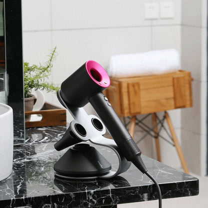 Punch Free Standing Hair Dryer Stand For Dyson 002 Silver - Home & Garden by buy2fix | Online Shopping UK | buy2fix