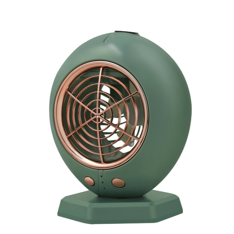 Home Office Portable Desktop Spray Fan Air Cooler, Spec: Plug-in Model(Green) - Consumer Electronics by buy2fix | Online Shopping UK | buy2fix