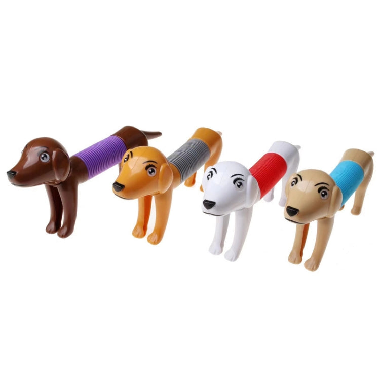 5 PCS Retractable Dog Puzzle Decompression Telescopic Tube Toy(Light Khaki) - Fidget Cube by buy2fix | Online Shopping UK | buy2fix