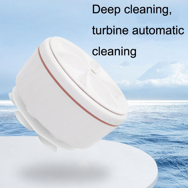 Mini Ultrasonic Spin Washer Turbo Portable Cleaner(White) - Home & Garden by buy2fix | Online Shopping UK | buy2fix