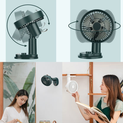 Smart Remote Control Usb Charging Shaking Head Desktop Fan Stroller Clip Fan(White) - Consumer Electronics by buy2fix | Online Shopping UK | buy2fix