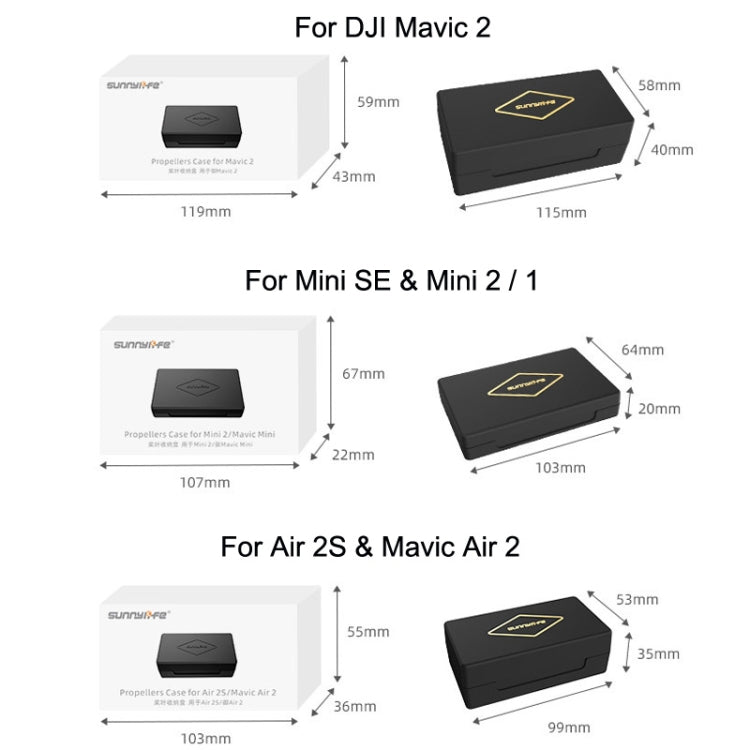 Sunnylife M2-SN9355 Blade Propeller Portable Storage Box For Mavic 2 - DJI & GoPro Accessories by Sunnylife | Online Shopping UK | buy2fix