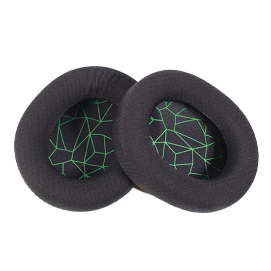 2 PCS Headset Sponge Earmuffs For SONY MDR-7506 / V6 / 900ST, Color: Black Green Net - Apple Accessories by buy2fix | Online Shopping UK | buy2fix