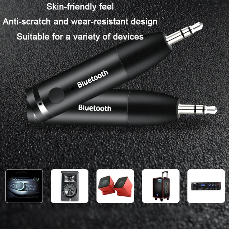 011 Bluetooth 5.0 AUX Audio Receiver 3.5mm Car Stereo Audio Adapter - Apple Accessories by buy2fix | Online Shopping UK | buy2fix