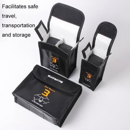 For Mavic 3 Sunnylife M3-DC104 Battery Safe Storage Explosion-proof Bags - DJI & GoPro Accessories by Sunnylife | Online Shopping UK | buy2fix