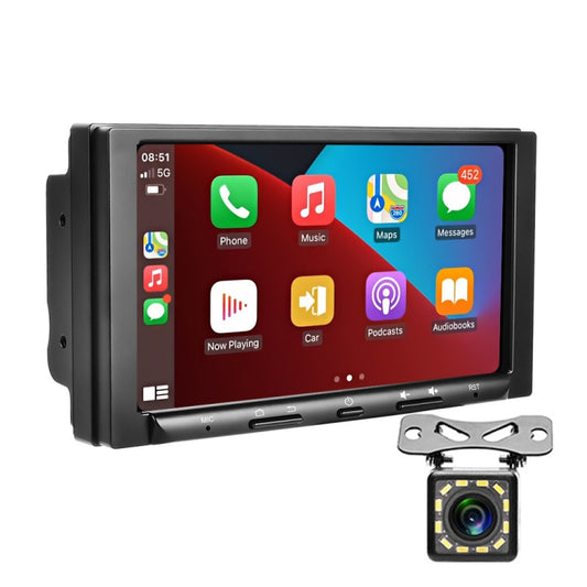 7 inch Carplay GPS Navigation Reverse Integrated Machine, Style: Standard+12 Light Camera(1+16G) - In Car by buy2fix | Online Shopping UK | buy2fix