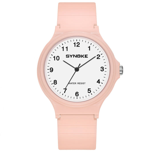 SYNOKE 9109 Digital Display Silent Waterproof Sports Student Watch(Pink) - Silicone Strap Watches by SYNOKE | Online Shopping UK | buy2fix