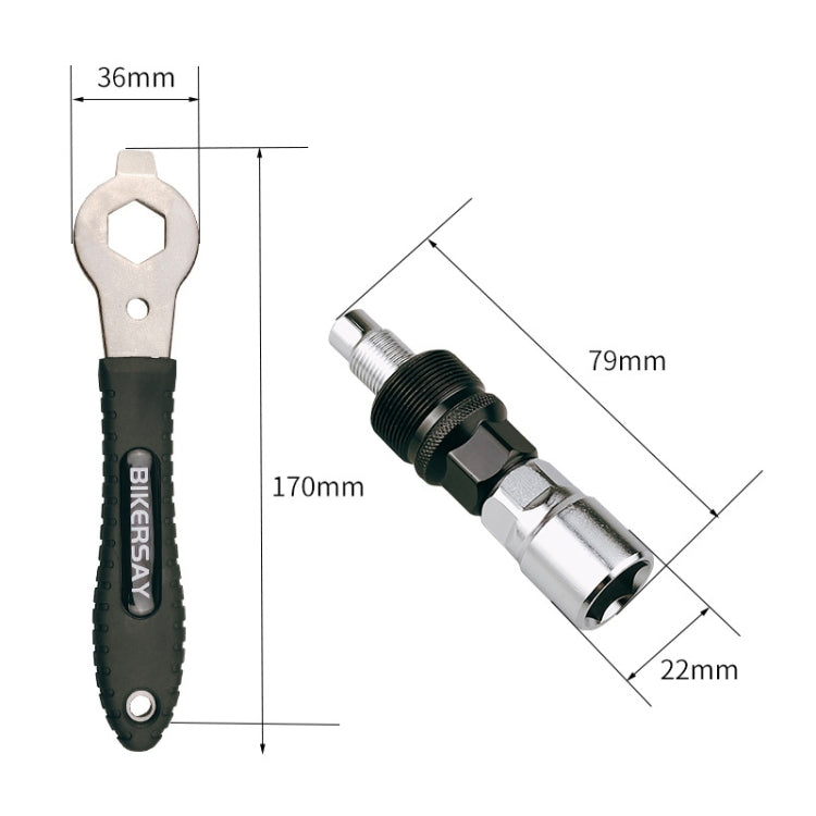 BIKERSAY Bicycle Disc Crank Rama Removal Tool, Model: BT015 - Outdoor & Sports by BIKERSAY | Online Shopping UK | buy2fix