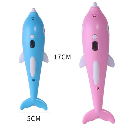 Children 3D Printing Pen Low Temperature Intelligent Screen Display Voice Drawing Pen, Style:, Color: 23 Colors (Blue) - Consumer Electronics by buy2fix | Online Shopping UK | buy2fix